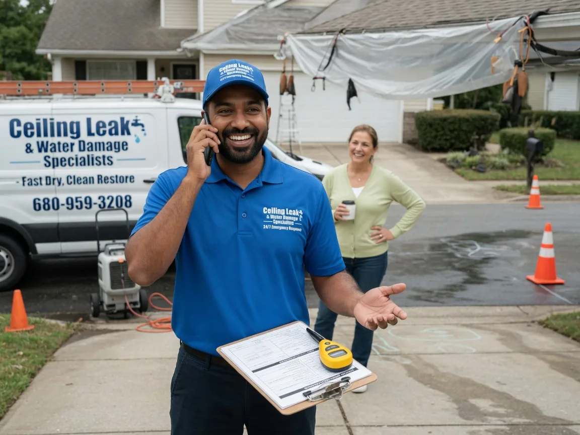 Ceiling Leak Cleanup Hazelton, KS FAQs